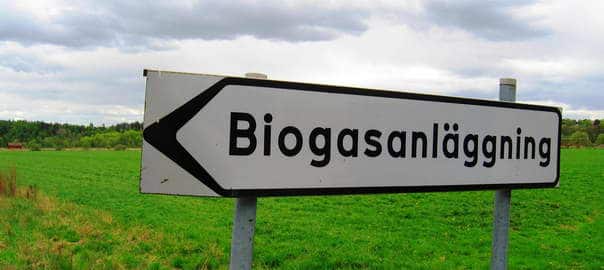 Biogasskylt