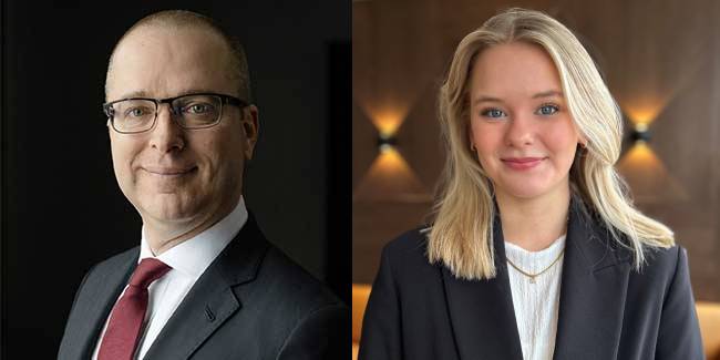 Kristian Pedersen och Maja Falk